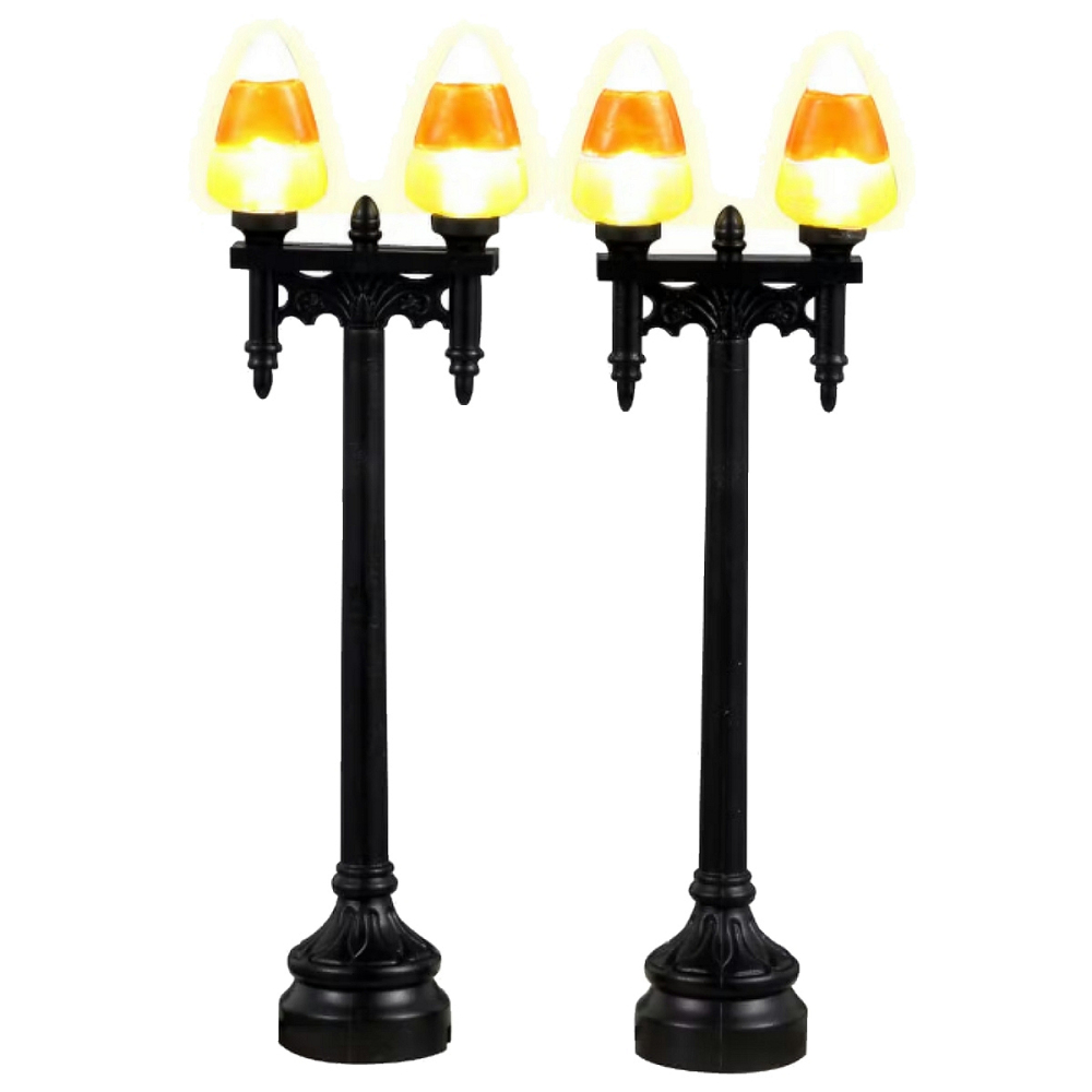 Spooky Town - Candy Corn Street Light - - Kunststof - 0728162340719