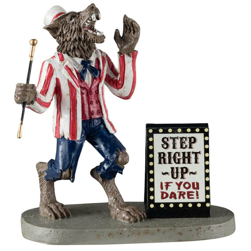 Spooky Town - Carnival Barker - - Polyresin - 0728162423092