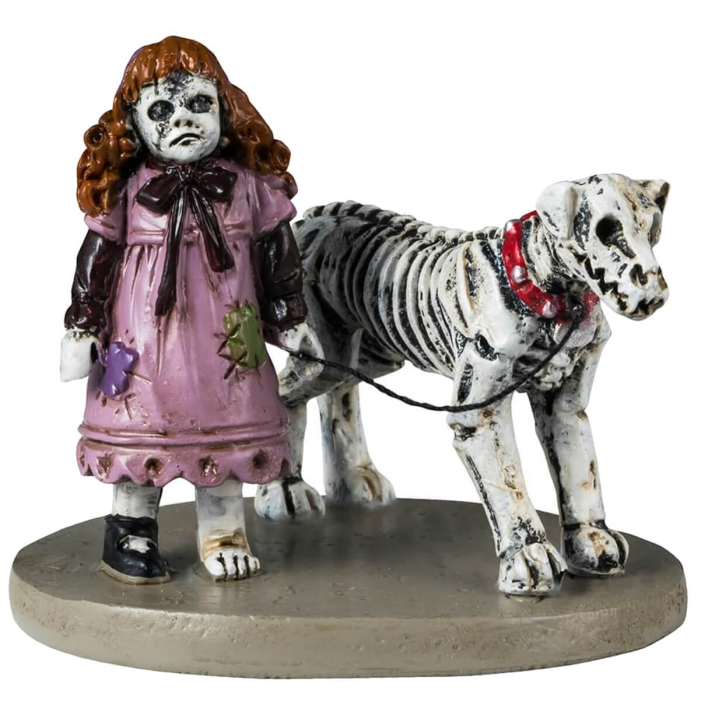 Spooky Town - Creepy Doll & Dog - Nu Voorverkoop - - Resin - 0728162423405