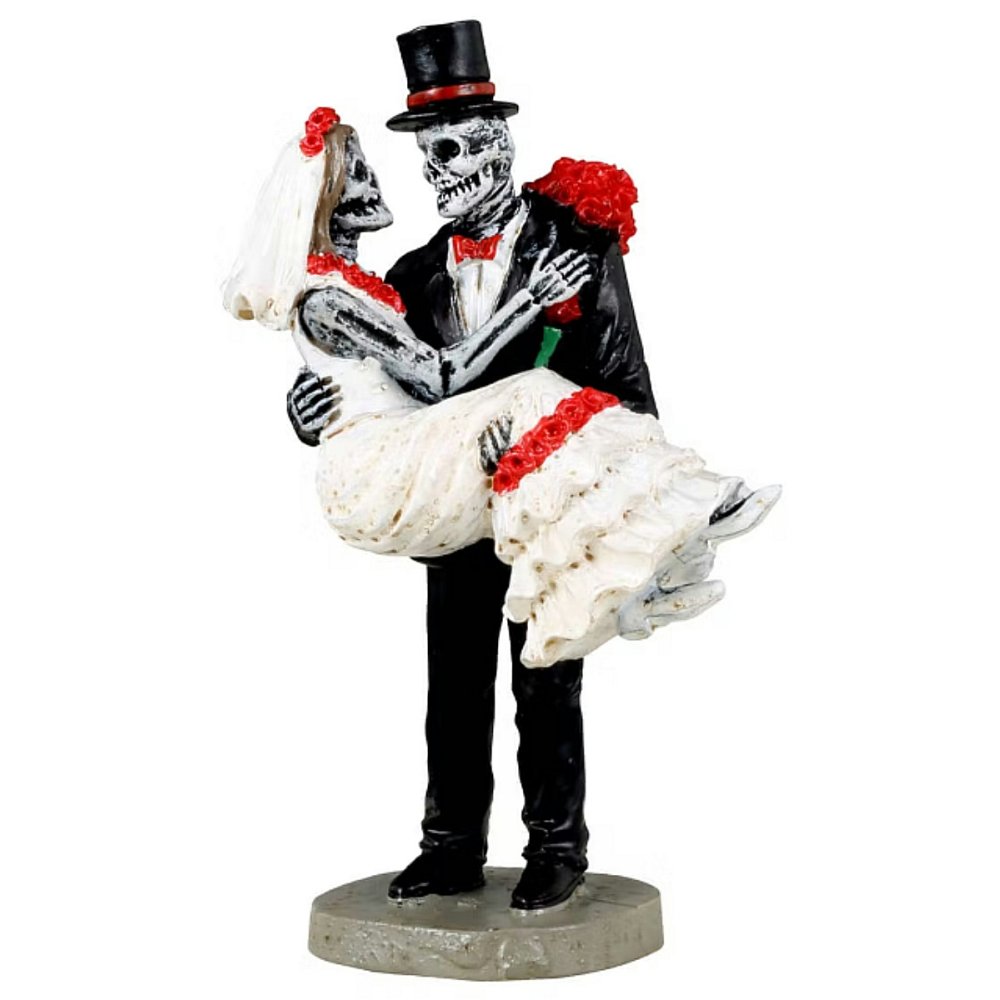 Spooky Town - Day Of The Dead Bride & Groom - - Resin - 0728162322012