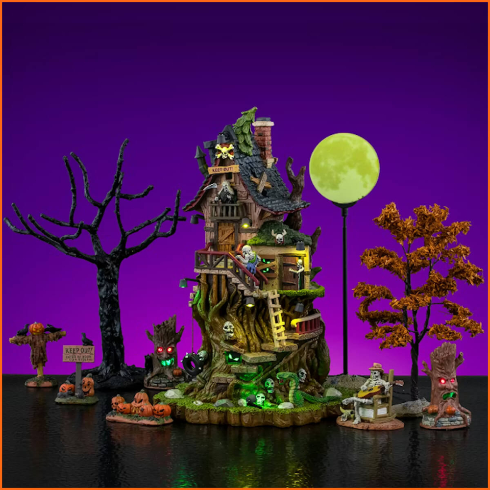Spooky Town - Petrified Forest Tree House Set