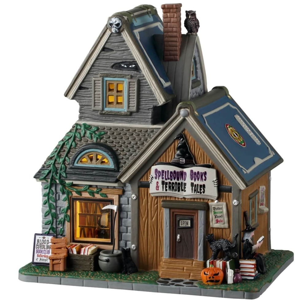 Spooky Town - Spellbound Books & Terrible Tales - Nu Voorverkoop - - Porselein - 0728162553096