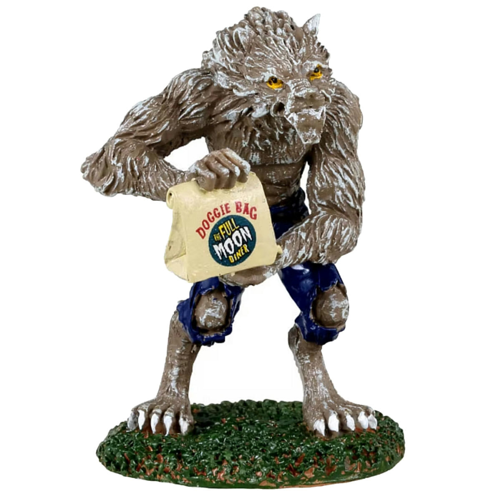 Spooky Town - Wolfie Eats Out - - Resin - 0728162322005
