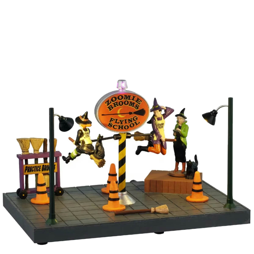 Spooky Town - Zoomie Brooms Flying School - Met Beweging