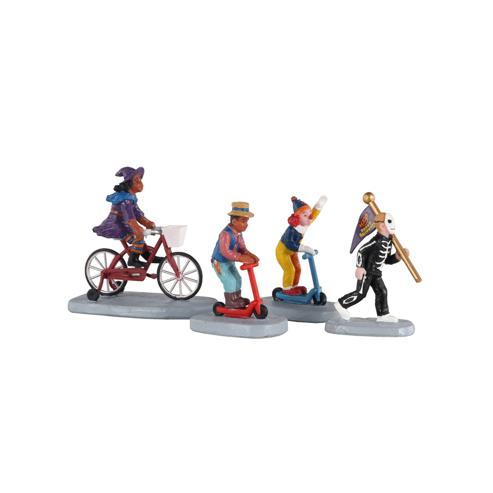 Spooky Town - Spooky Celebration - Set van 4 -   - Polyresin -  0728162120014