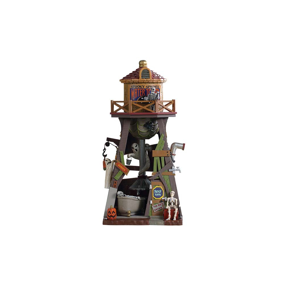 Spooky Town - Spooky Springs Water Tower - - Polyresin - 0728162934109