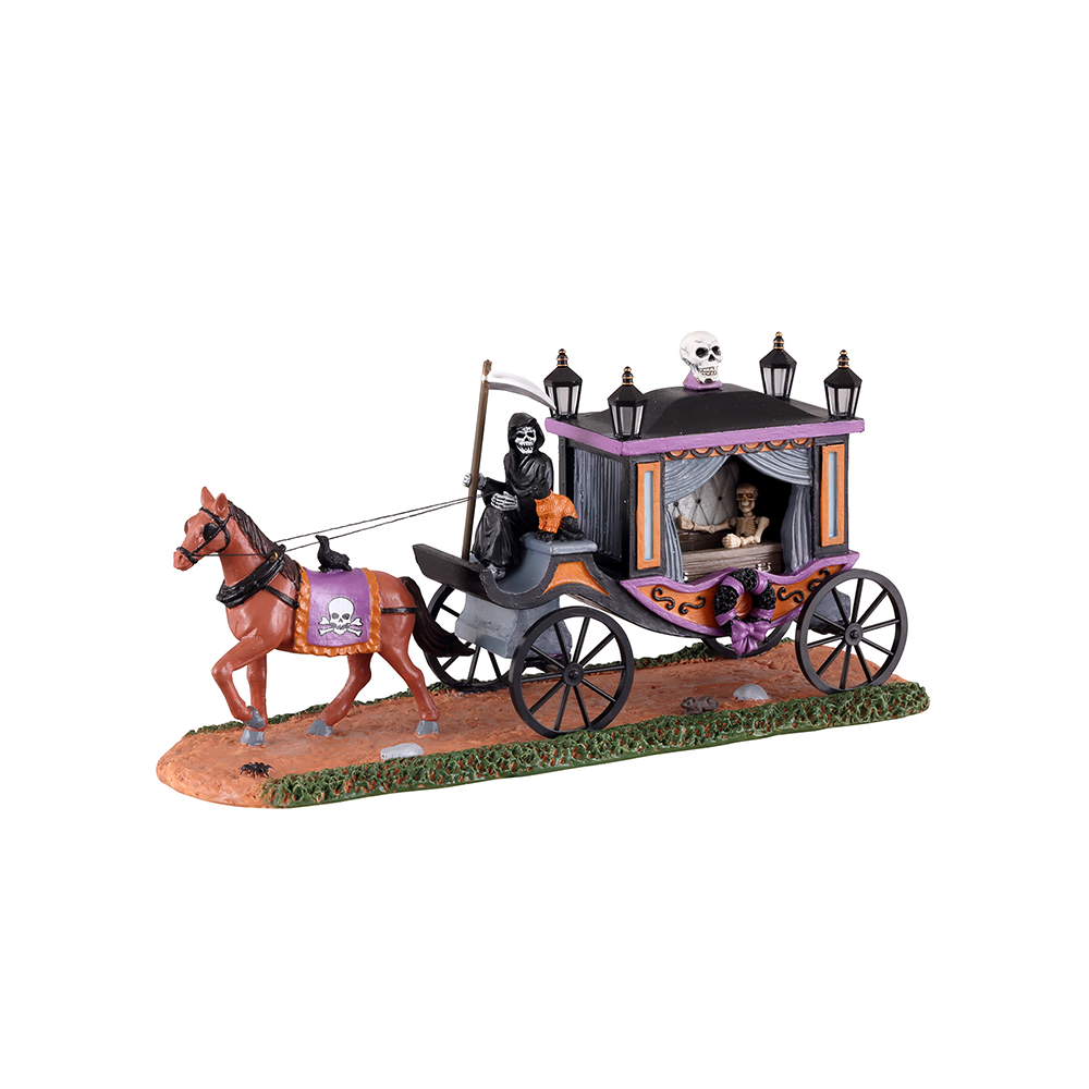Spooky Town - Spooky Victorian Hearse - - Polyresin - 0728162135513