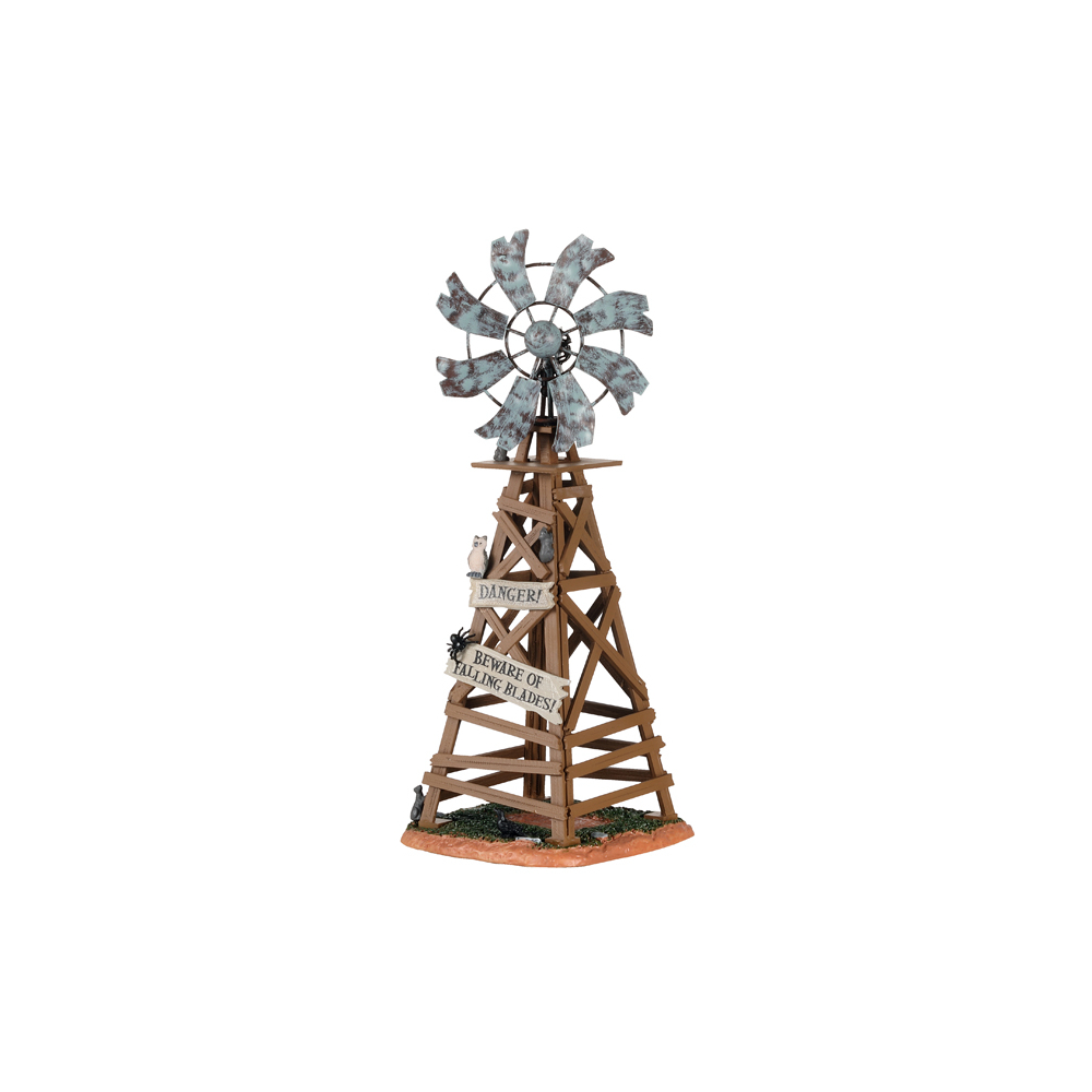 Spooky Town - Spooky Windmill - - Polyresin - 0728162035080