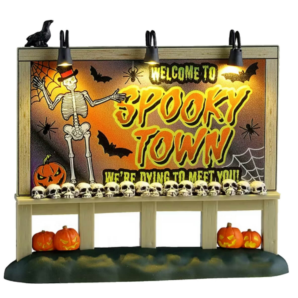 Spooky Town - Welcome To Spooky Town Sign