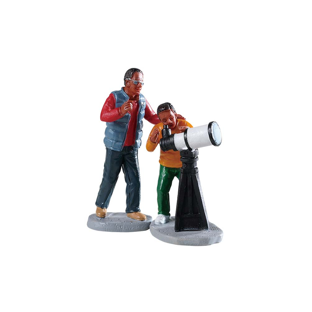 Lemax - Stargazing - Set van 2 - - Polyresin - 0728162927446