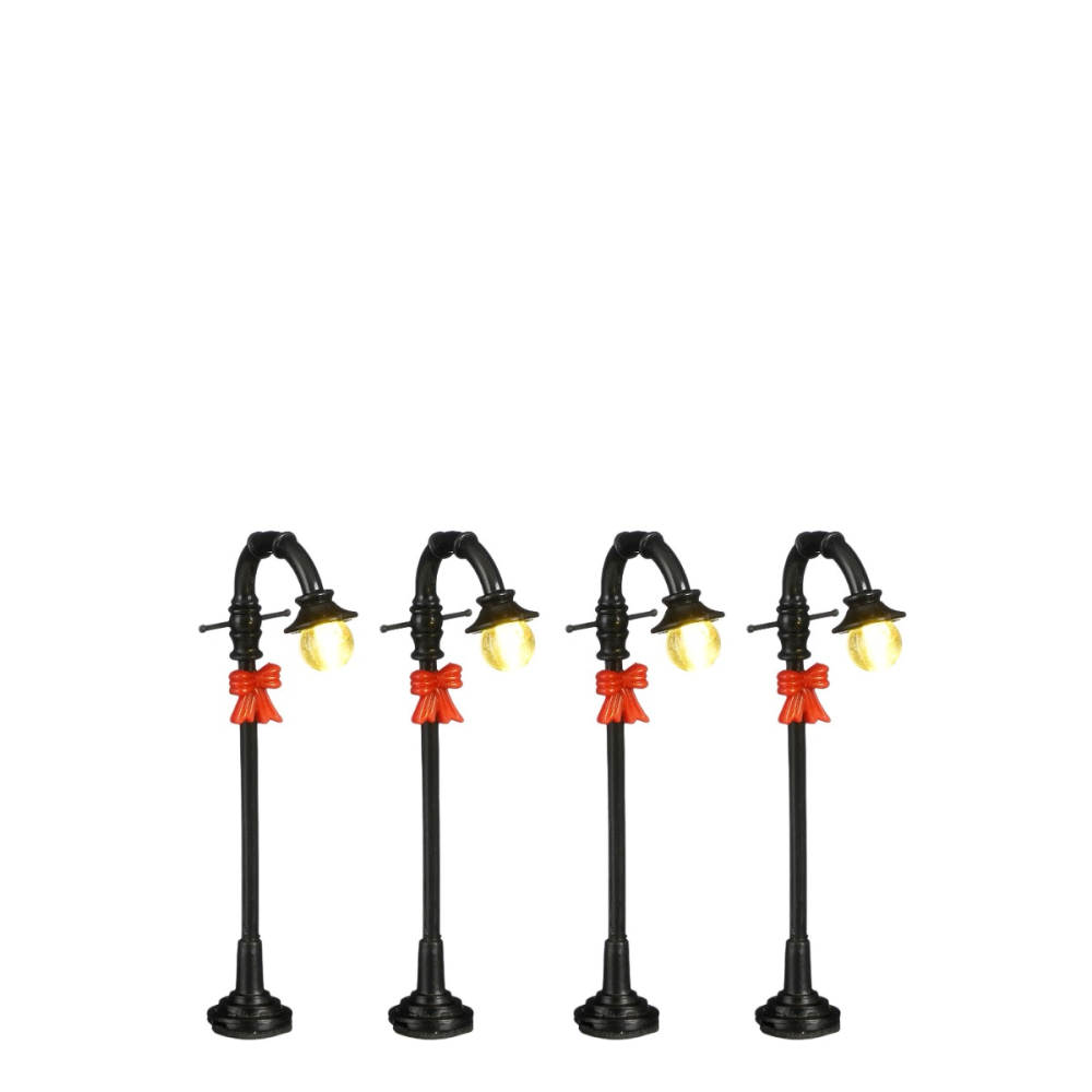 Luville - Street Lamp Bow - Set van 4 - - - 8720967769186