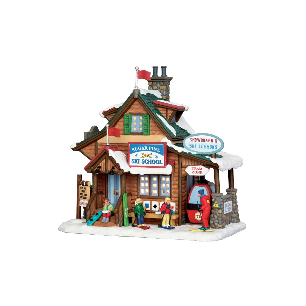 Lemax - Sugar Pine Ski School - - Porselein - 0728162559401