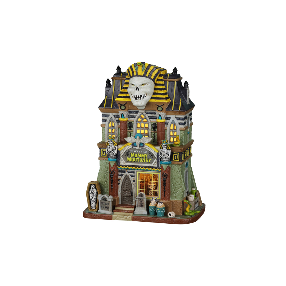Spooky Town - That's A Wrap Mummy Mortuary - - Porselein - 0728162258502