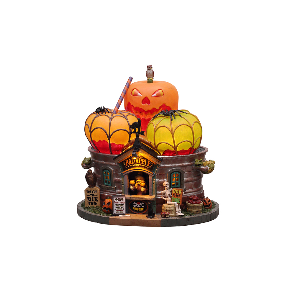 Spooky Town - The Bad Apple Shop - - Polyresin - 0728162157287