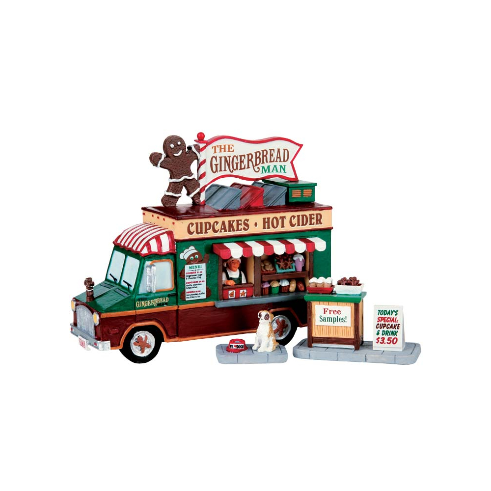 Lemax - The Gingerbread Man - Set van 3 - Nu Voorverkoop - - Polyresin - 0728162632784