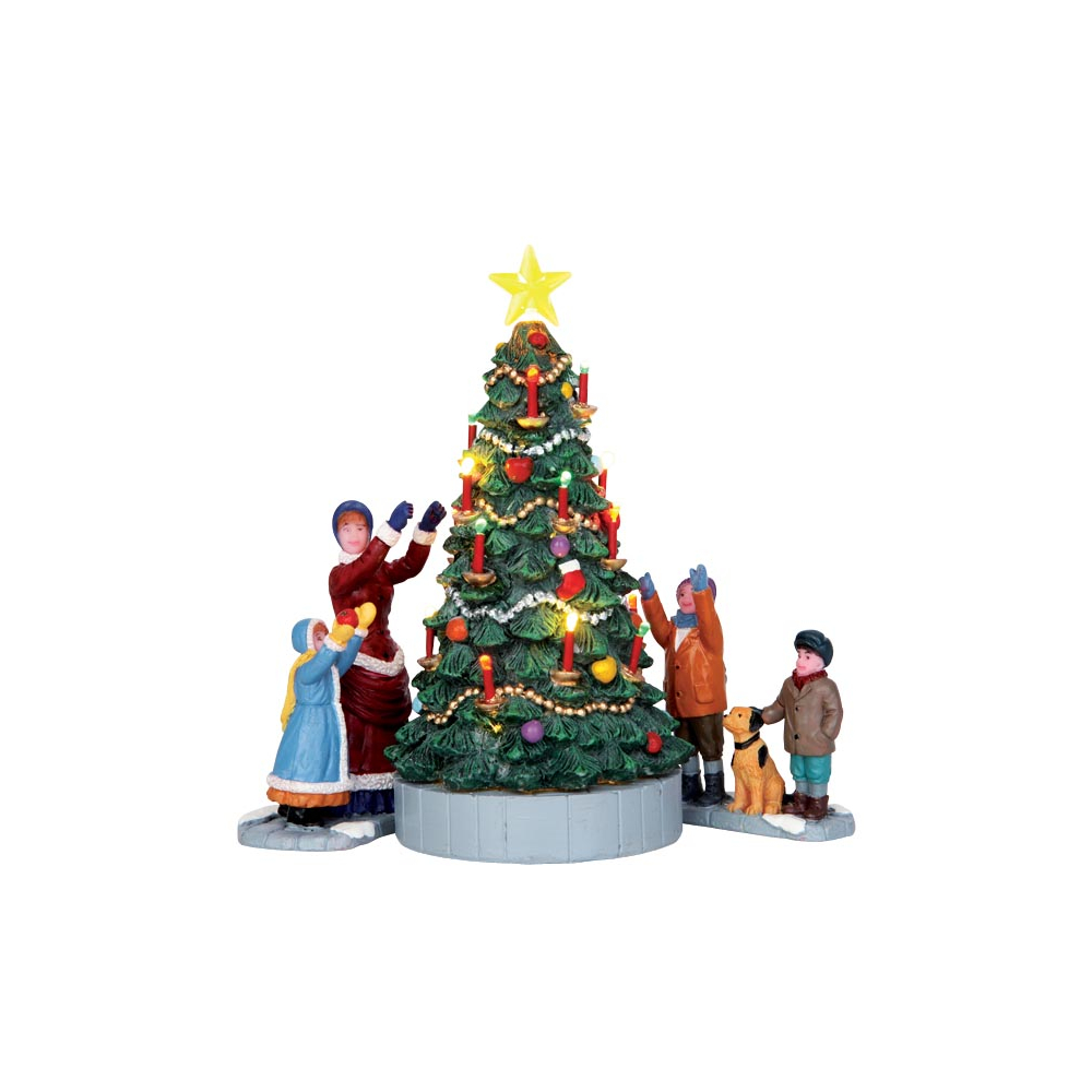 Lemax - The Village Tree - Set of 3 - - Polyresin - 0728162447548