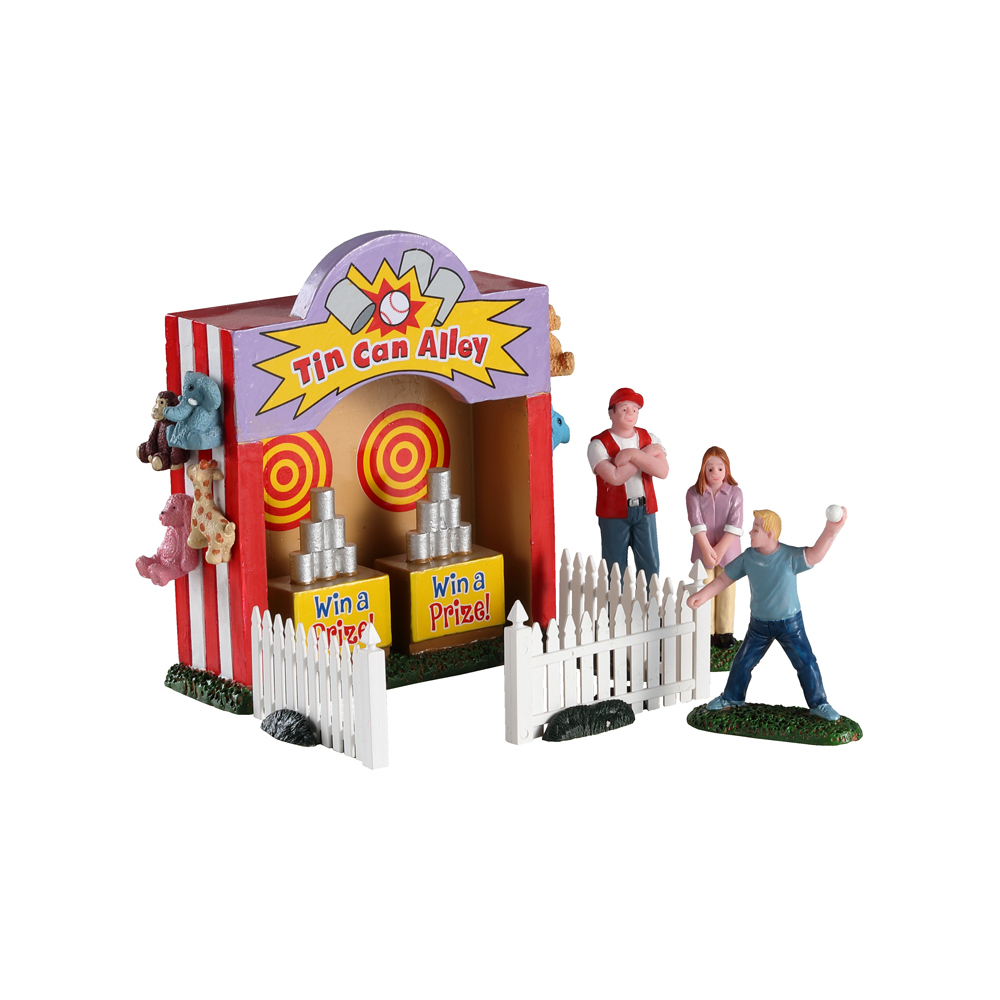 Lemax - Tin Can Alley - Set van 7 - - Polyresin - 0728162934291