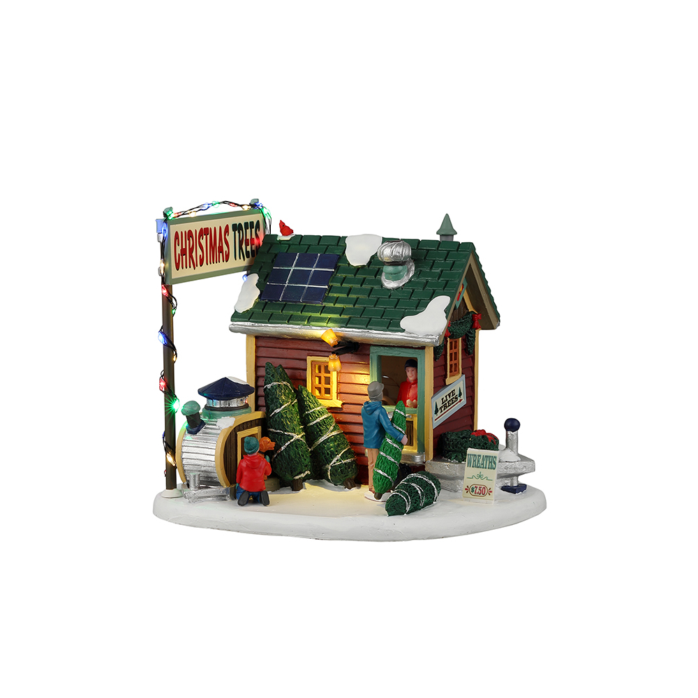 Lemax - Tiny House Tree Lot -   - Polyresin -  0728162259011