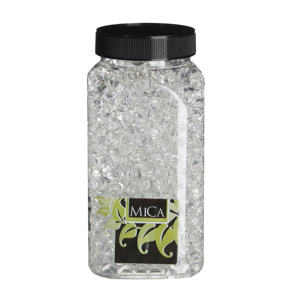 Transparant Decoratie Parels 650ml - Mica Decorations - - Kunststof - 8711473190625
