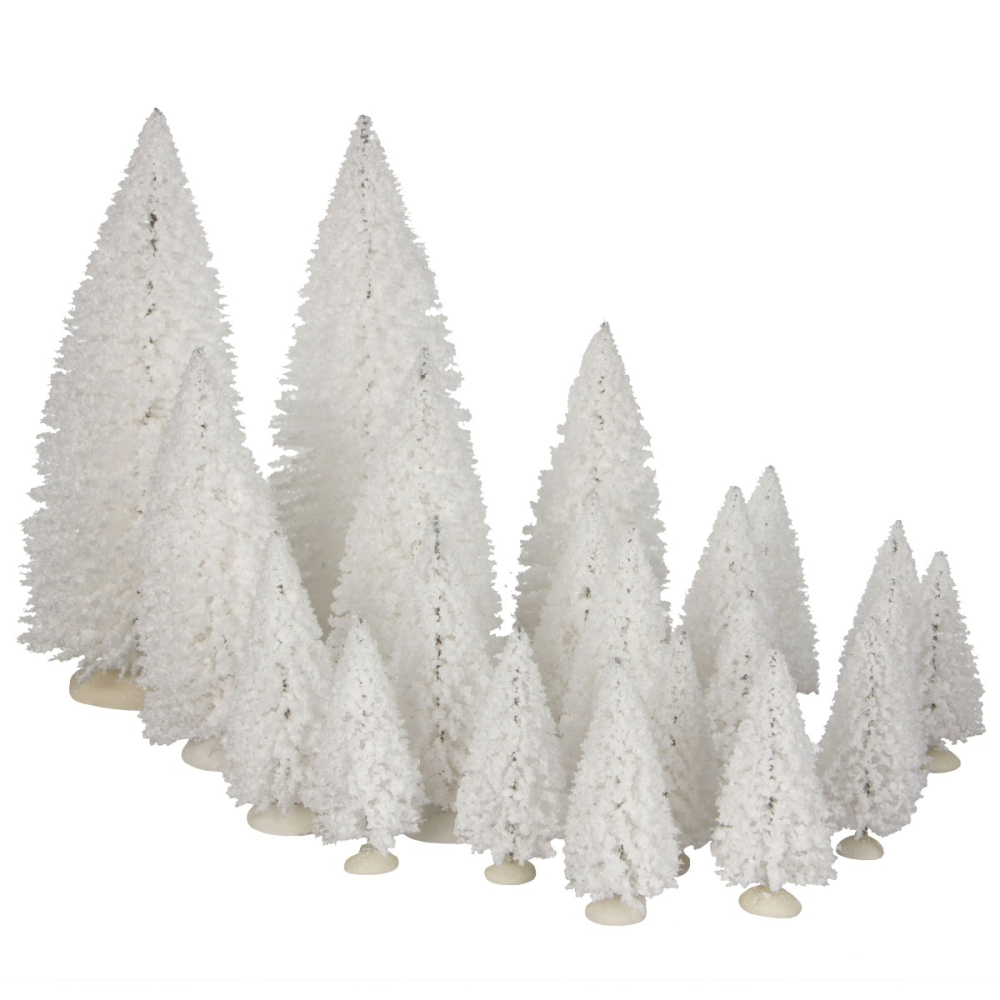 Luville - Tree White Assorted 21 pieces - - Kunststof - 8717669887058