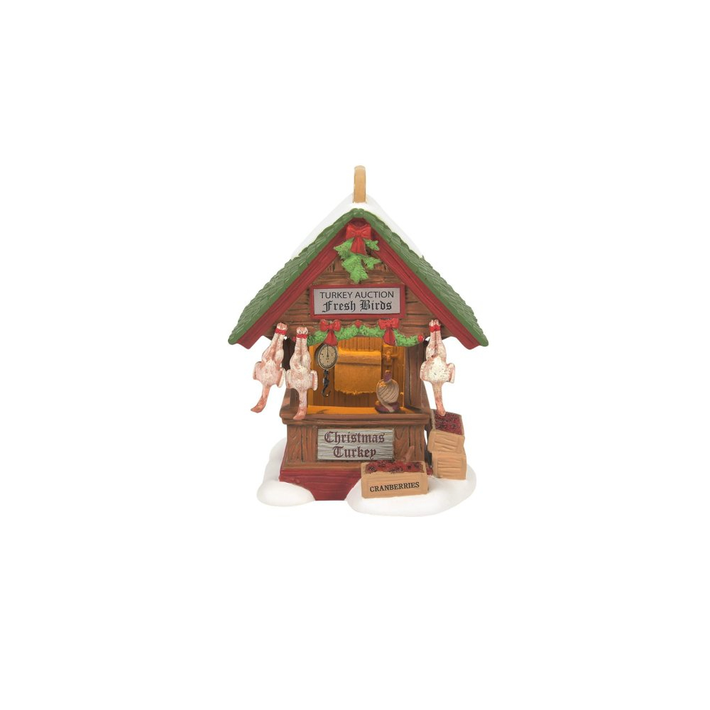 Department 56 - Dressed Turkey Auction - Set van 2 - Nu Voorverkoop - - Porselein -