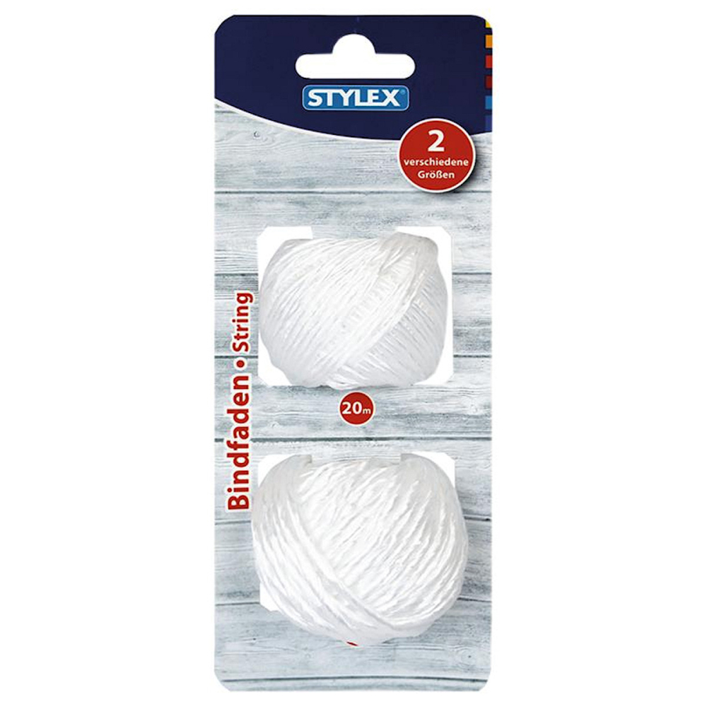 Twee Rollen Wit Touw - Stylex - - - 4044186311457