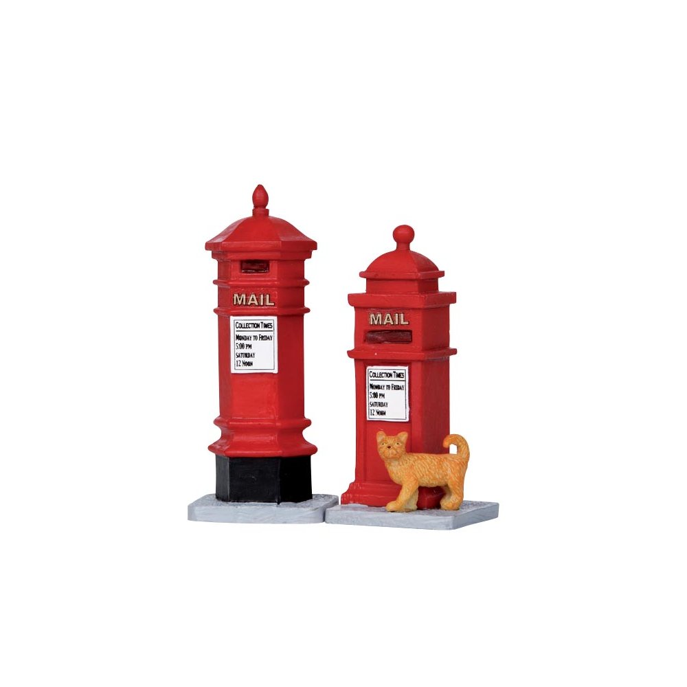 Lemax - Victorian Mailboxes - Set van 2 - - Polyresin - 0728162143624