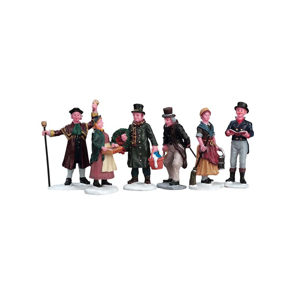 Lemax - Village People Figurines - Set van 6 - - Polyresin - 0728162923561