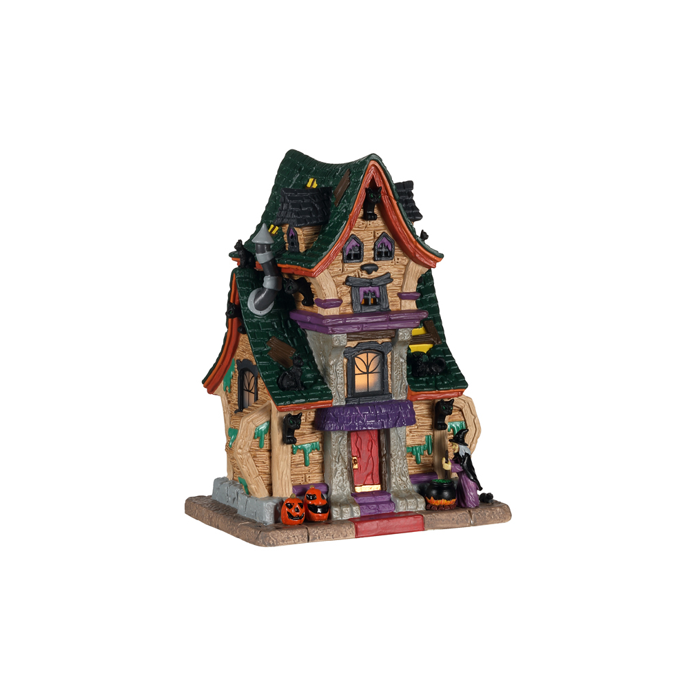 Spooky Town - Wanda's Wicked Home - - Polyresin - 0728162056139