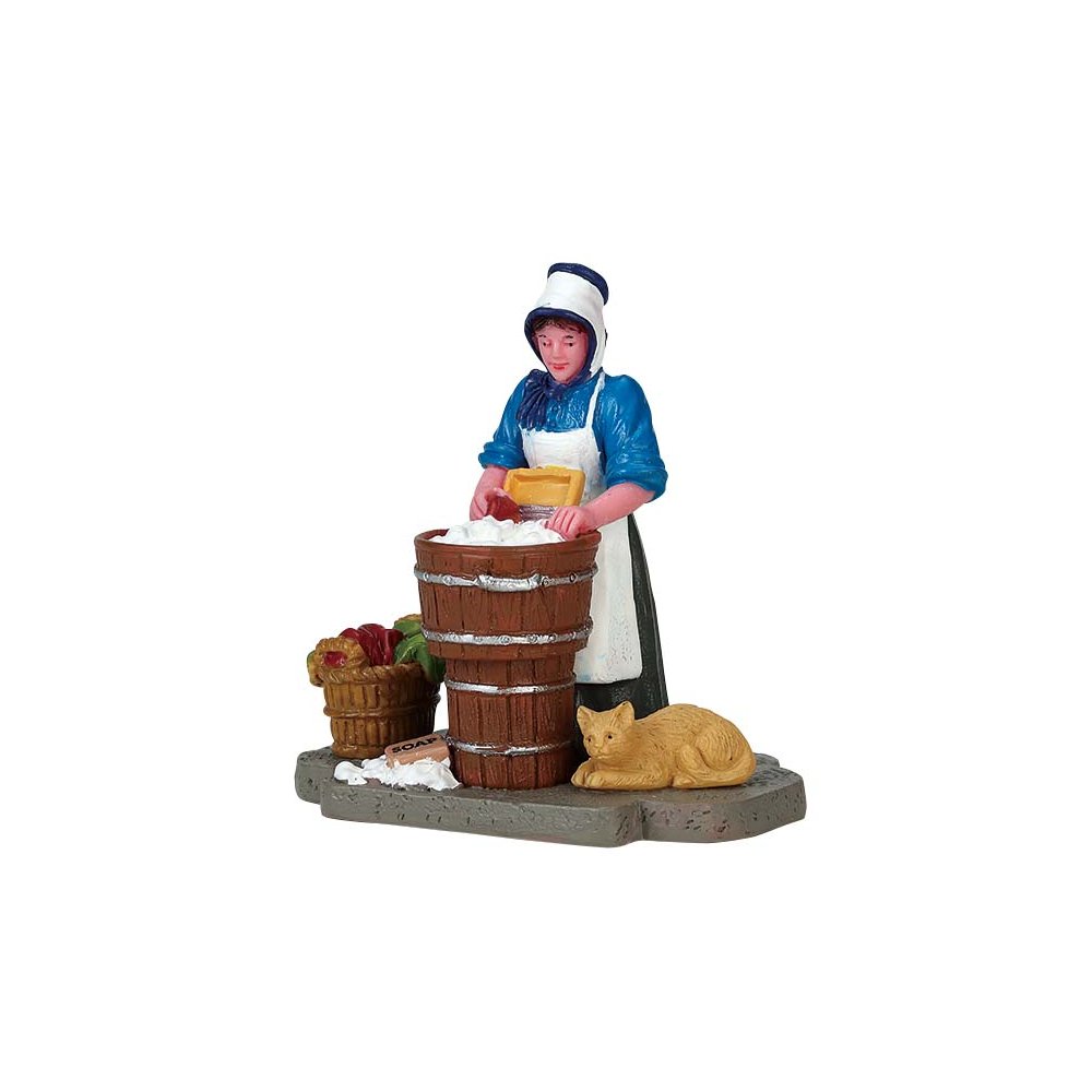 Lemax - Washerwoman - - Polyresin - 0728162725158