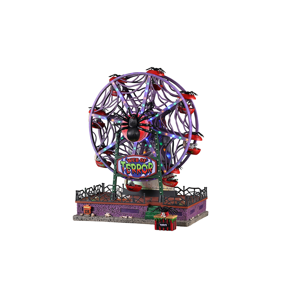Spooky Town - Web of Terror Ferris Wheel - - Electronic Component - 0728162148230