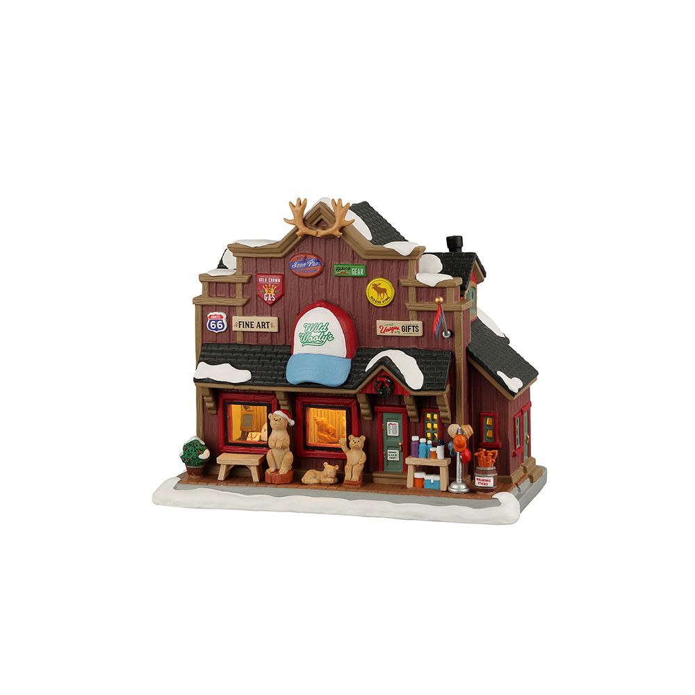 Lemax - Wild Wooly's Gift Shop - - Porselein - 0728162259028