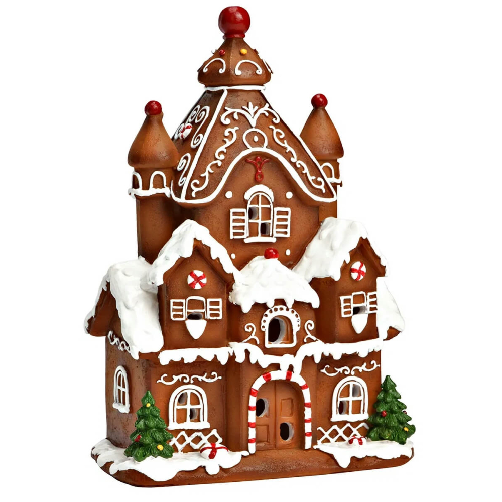 Wurm - Brown Gingerbread House with Towers