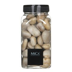 Beige Decoratie steentjes - 650ml - Mica Decorations
