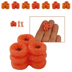 Gedroogde Miniatuur Kaki's - Donker Oranje