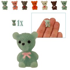 Mini Teddybeertje - Blauw - 1.8cm