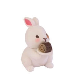 Mollig Miniatuur Konijn Sweetie - 3.6cm