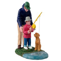 Lemax - His First Fishing Lesson