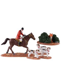 Lemax - Fox Hunt - Set van 5