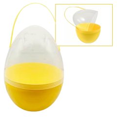Paasei XL - Transparant Geel - 25cm