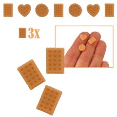 Miniatuur Kaakje Rechthoek - Set van 3