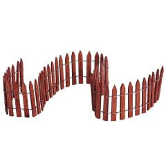 Lemax - Wired Wooden Fence - Nu Voorverkoop