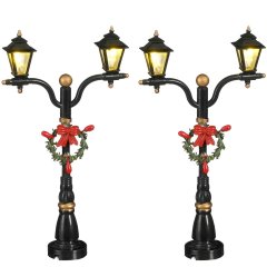 Luville - Lamp Post 2-Light - Set van 2