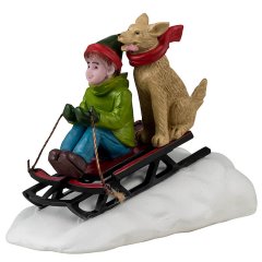 Lemax - Doggone Downhill Sledding