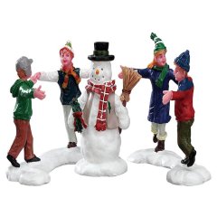 Lemax - Ring Around Snowman - Set van 3