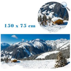 Achtergrond Doek Winter Sport - My Village