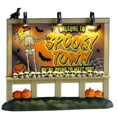 Spooky Town - Welcome To Spooky Town Sign