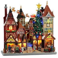Lemax - Christkindl Square - Façade - Nieuw 2026
