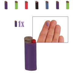 Miniatuur Aansteker - Paars - 1.1cm
