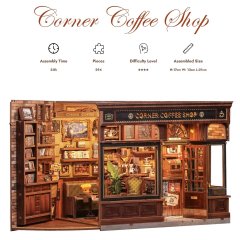 Cutebee - Corner Coffee Shop - DIY House